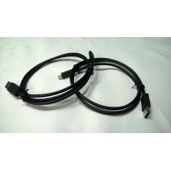 ​Bundle of 2 x USB C 3.1 Gen 2 to USB A Data Charge Cable 1M (approx) Black works with Phones etc.